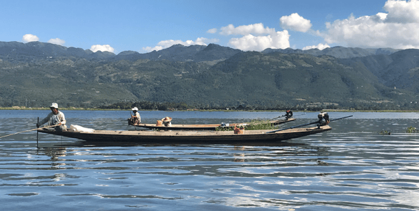 Yoga and meditation at Lake Inle in Myanmar